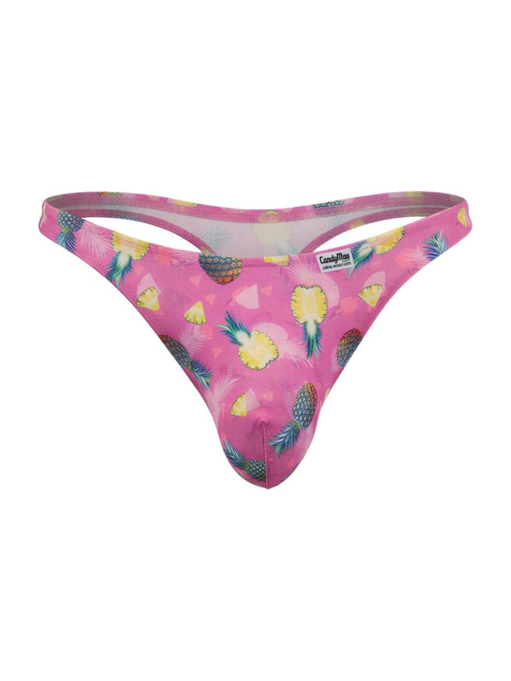 CandyMan  Men's Thong in Printed Pink – men's thongs