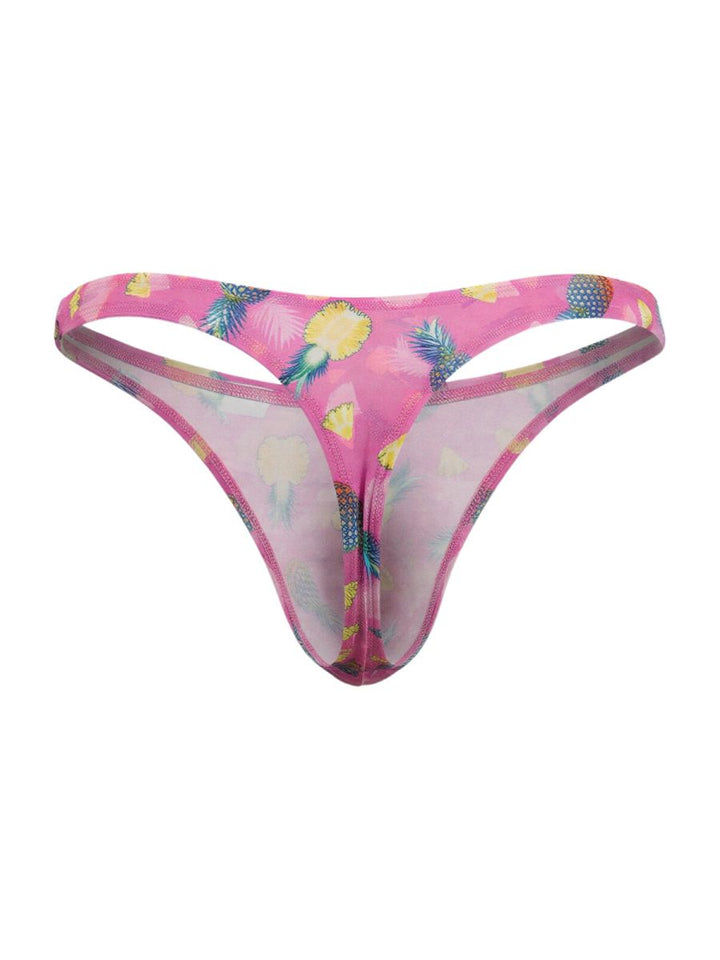 CandyMan  Men's Thong in Printed Pink – men's thongs