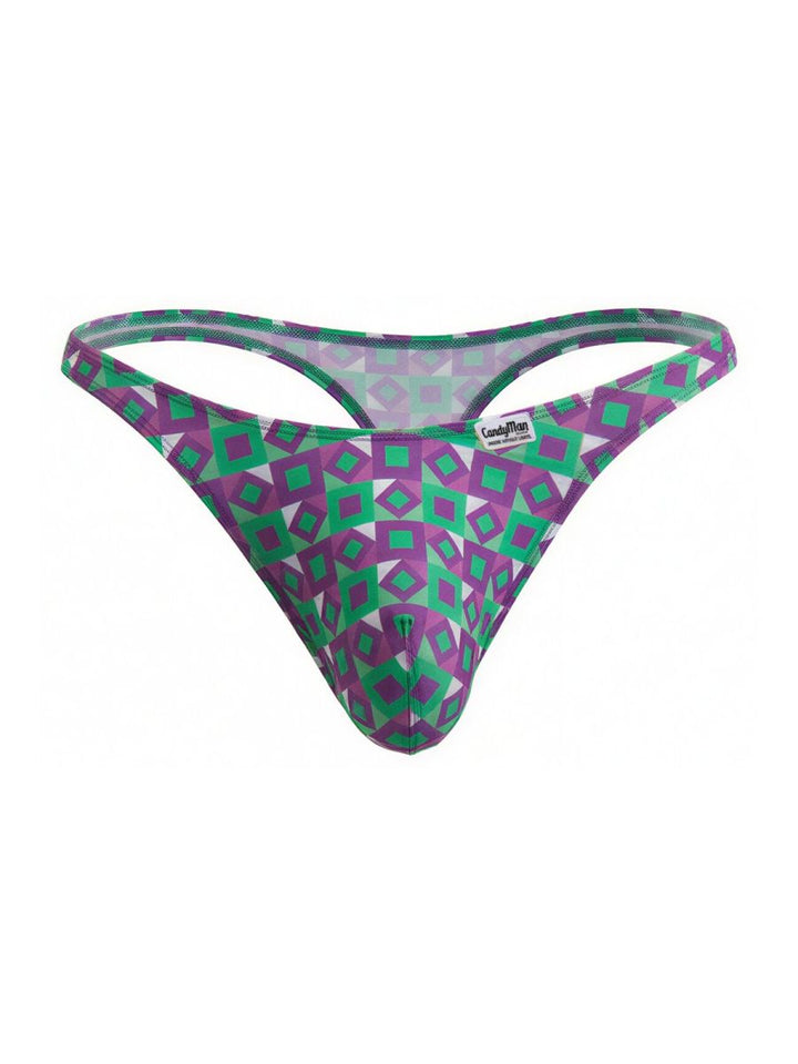 CandyMan  Men's Thong in Printed Purple – men's thongs