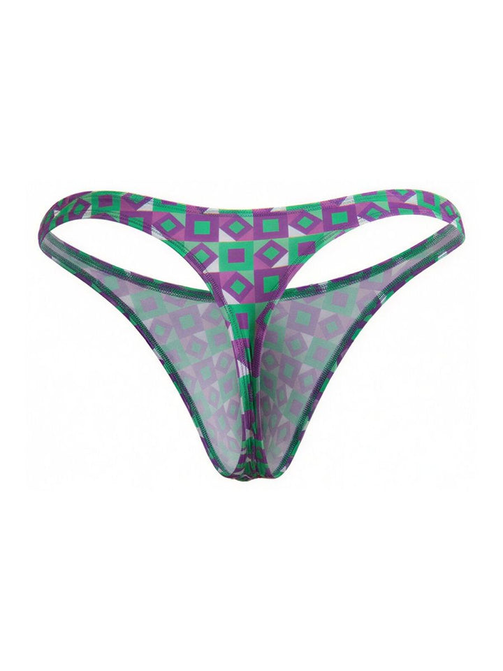 CandyMan  Men's Thong in Printed Purple – men's thongs