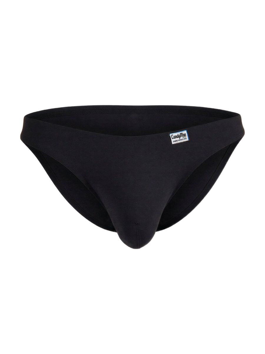CandyMan Sleek Low Rise Men's Bikini Brief in Black – men's briefs