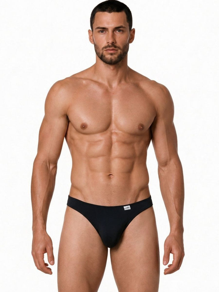 CandyMan Sleek Low Rise Men's Bikini Brief in Black – men's briefs