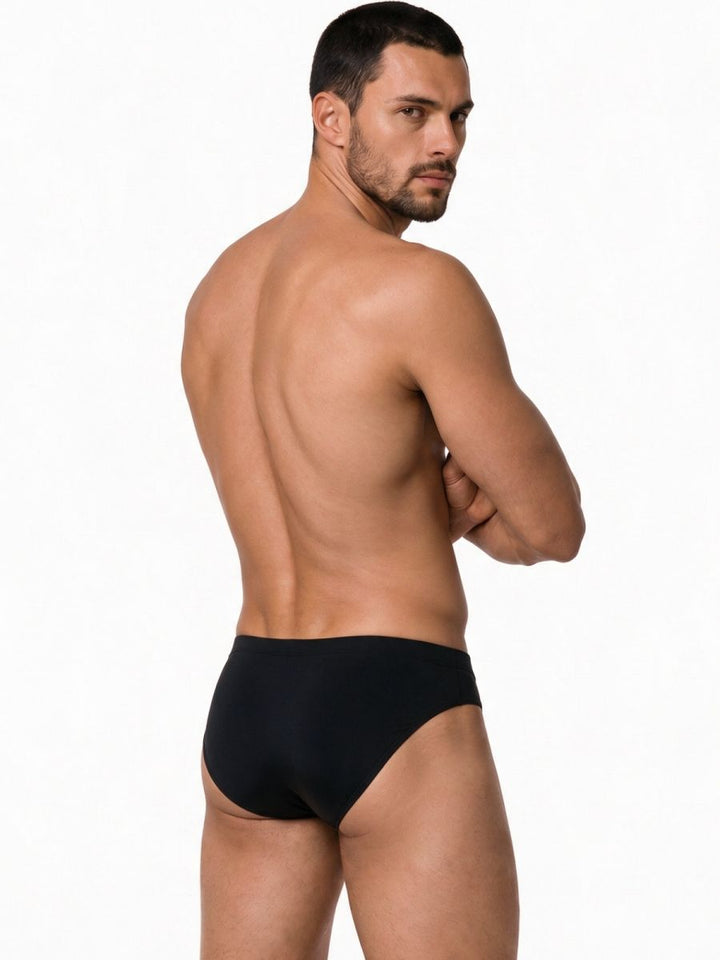 CandyMan Sleek Low Rise Men's Bikini Brief in Black – men's briefs