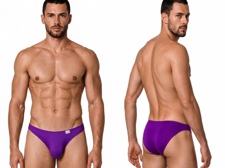 CandyMan Sleek Low Rise Men's Bikini Brief in Orchid – men's briefs