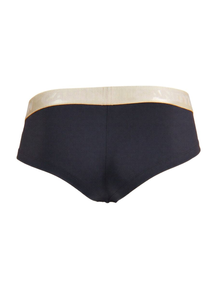 CandyMan Sleek Contour Men's Bikini Brief in Black/Gold – men's briefs