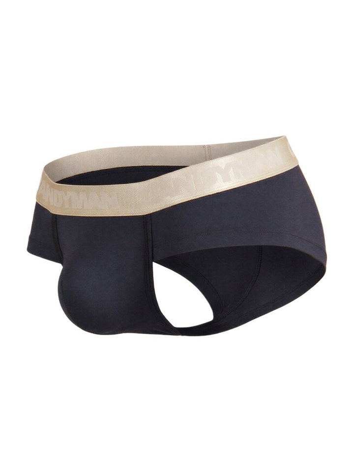 CandyMan Sleek Contour Men's Bikini Brief in Black/Gold – men's briefs
