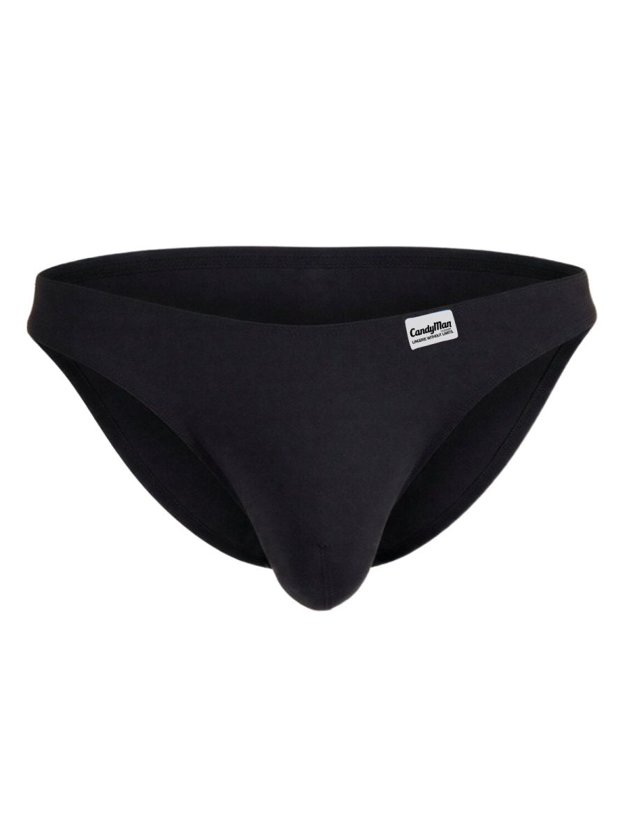 CandyMan  Men's Bikini Brief in Black – men's briefs
