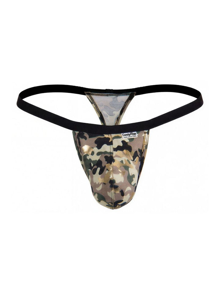 CandyMan Minimalist Low Rise Micro Men's Thong in Camo – men's thongs
