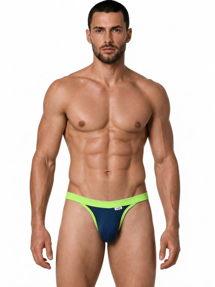 CandyMan Athletic Low Rise Men's Bikini Brief in Navy – men's briefs Handmade in Colombia