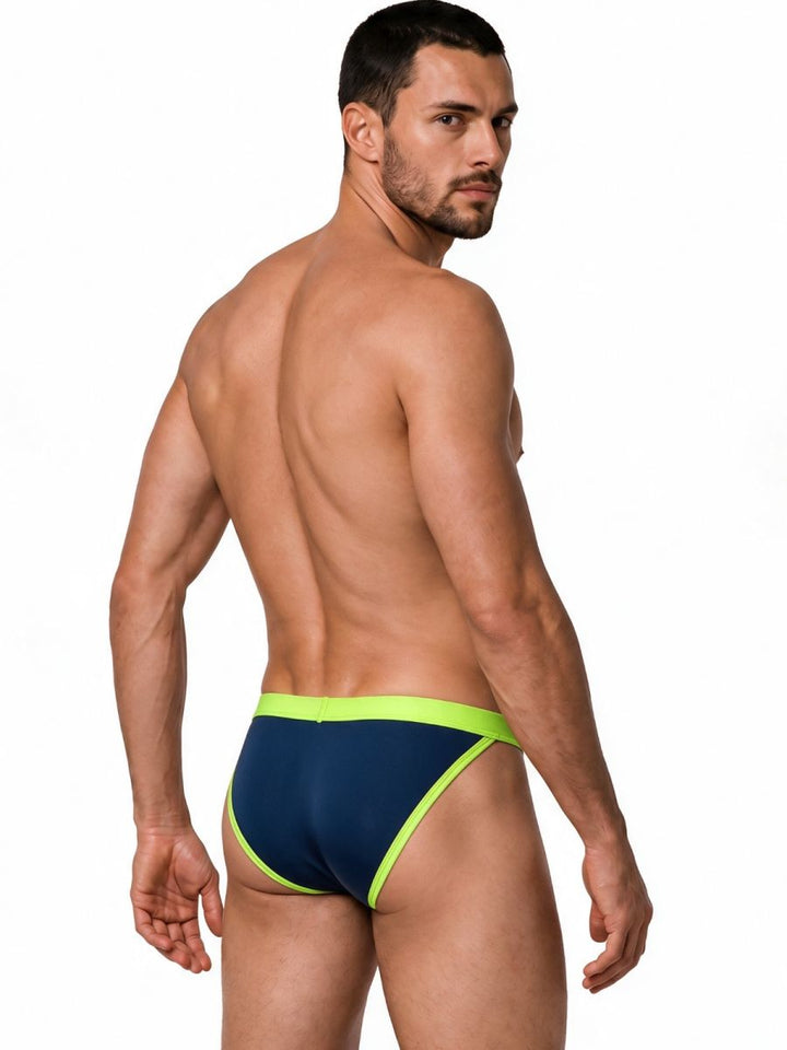 CandyMan Athletic Low Rise Men's Bikini Brief in Navy – men's briefs Handmade in Colombia