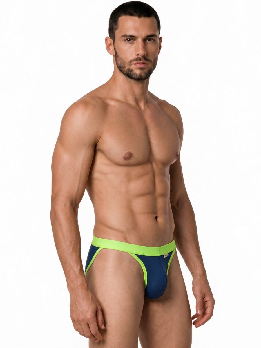 CandyMan Athletic Low Rise Men's Bikini Brief in Navy – men's briefs Handmade in Colombia