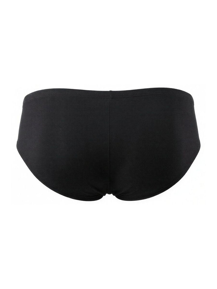 CandyMan Sleek Low Rise Trunks in black – men's stretch microfiber low-rise trunk underwear