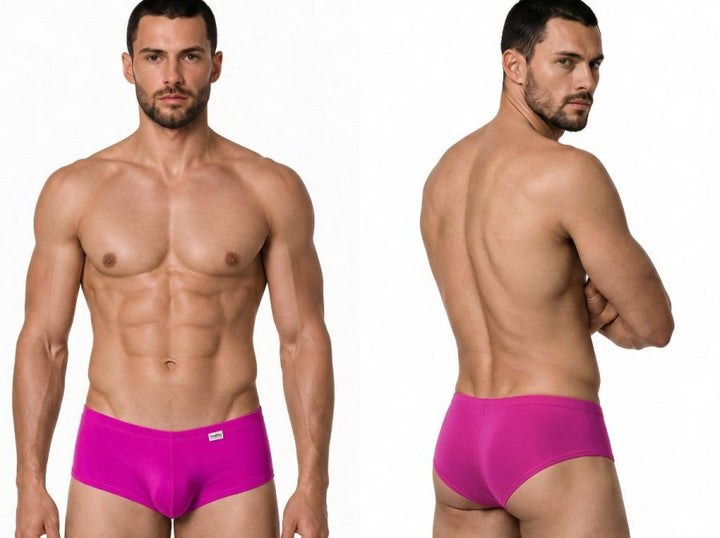 CandyMan Sleek Low Rise Men's Trunk Underwear in Magenta – men's trunks Handmade in Colombia