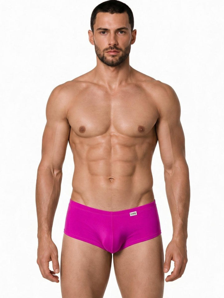 CandyMan Sleek Low Rise Men's Trunk Underwear in Magenta – men's trunks Handmade in Colombia