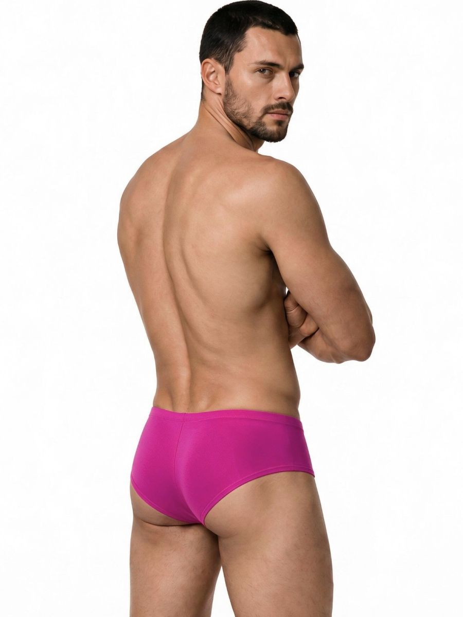 CandyMan Sleek Low Rise Men's Trunk Underwear in Magenta – men's trunks Handmade in Colombia