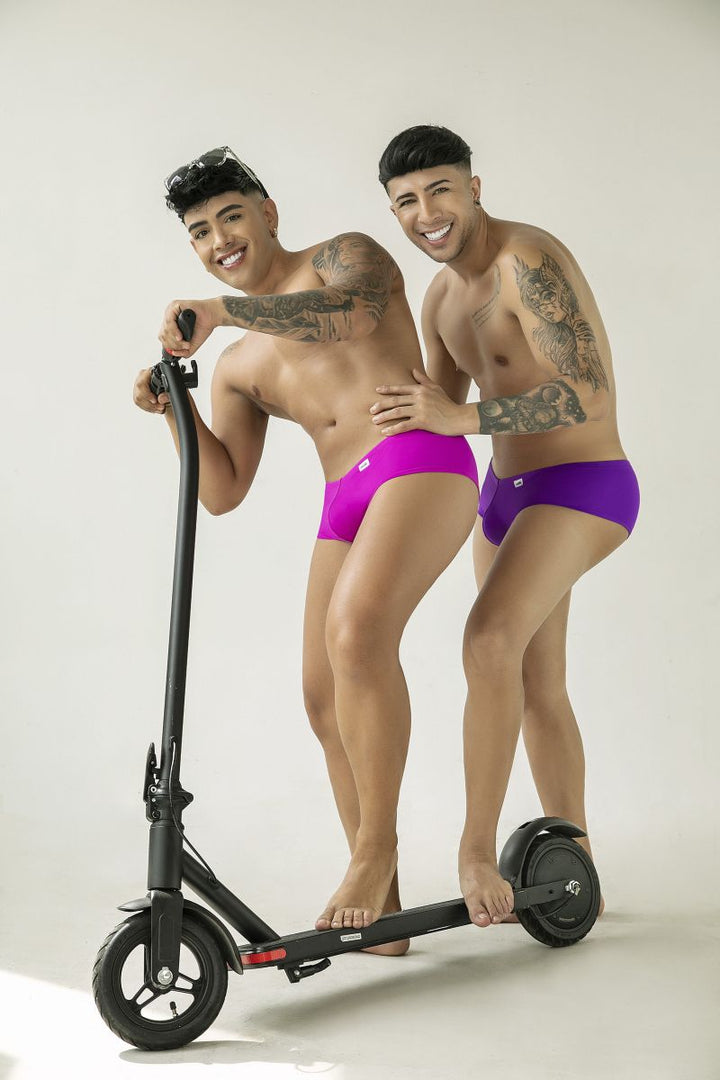 CandyMan Sleek Low Rise Men's Trunk Underwear in Magenta – men's trunks Handmade in Colombia
