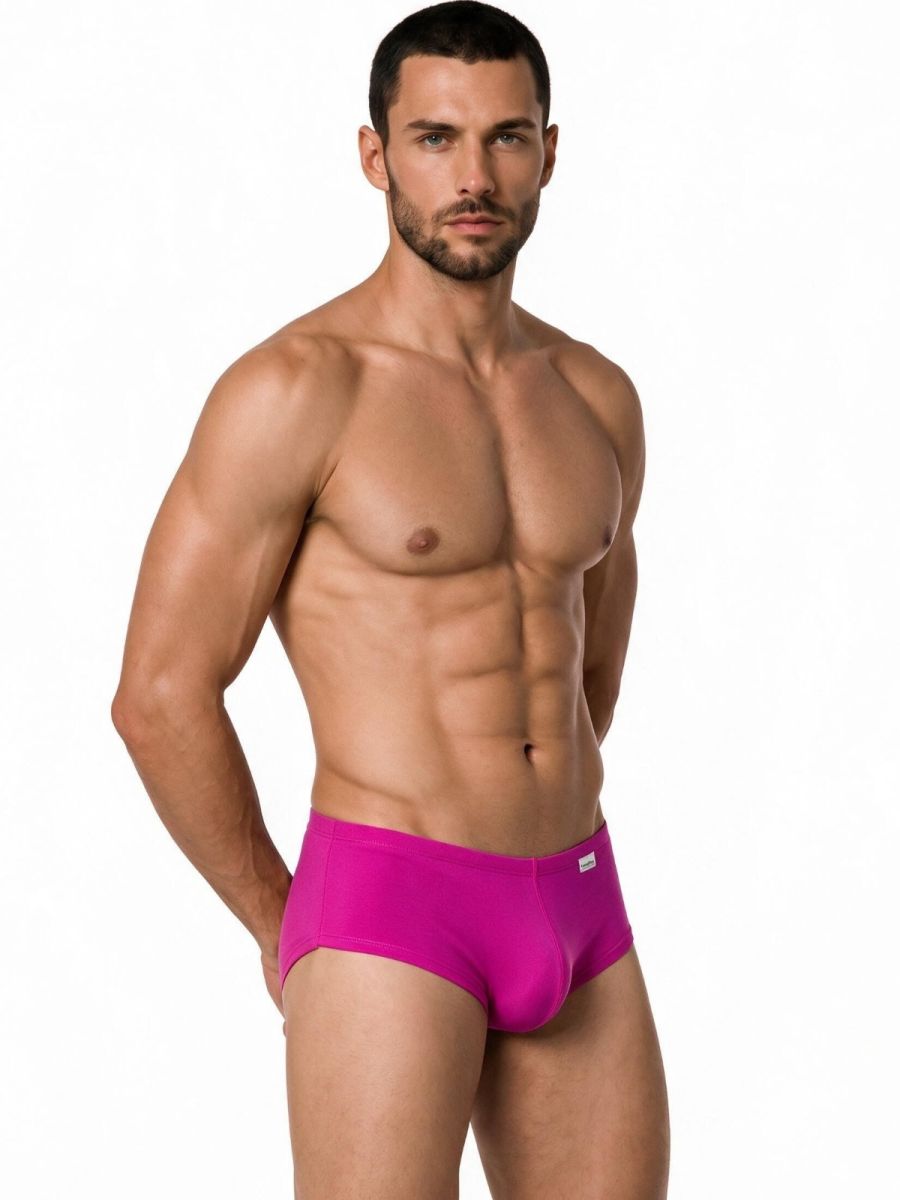 CandyMan Sleek Low Rise Men's Trunk Underwear in Magenta – men's trunks Handmade in Colombia