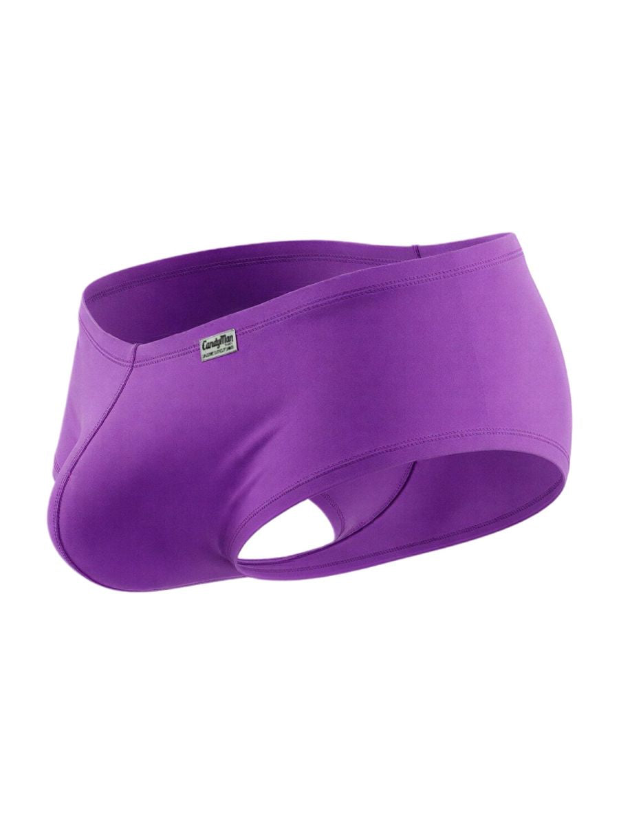 CandyMan Sleek Low Rise Trunks in orchid – men's stretch microfiber low-rise trunk underwear