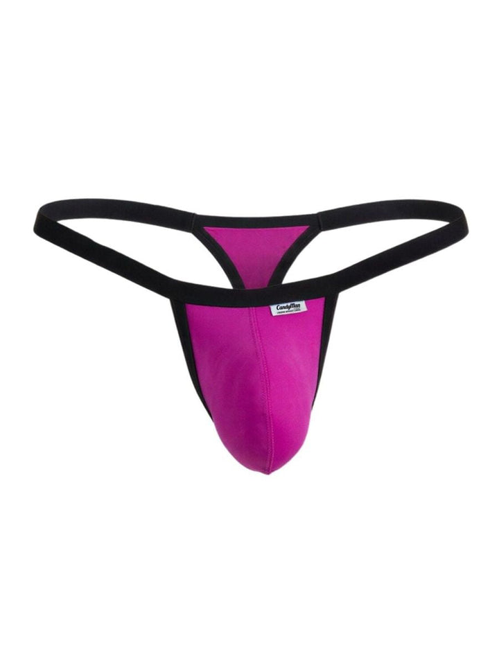 CandyMan Sleek Minimalist Men's Thong in Magenta – men's thongs