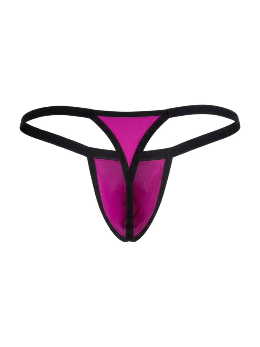 CandyMan Sleek Minimalist Men's Thong in Magenta – men's thongs