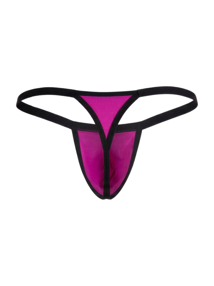 CandyMan Sleek Minimalist Men's Thong in Magenta – men's thongs