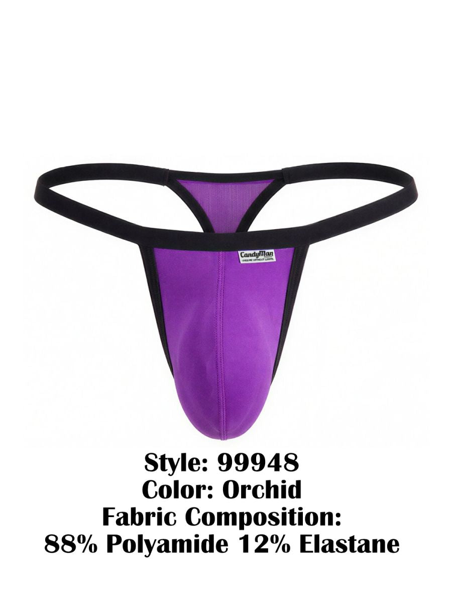 CandyMan Sleek Minimalist Men's Thong in Orchid – men's thongs