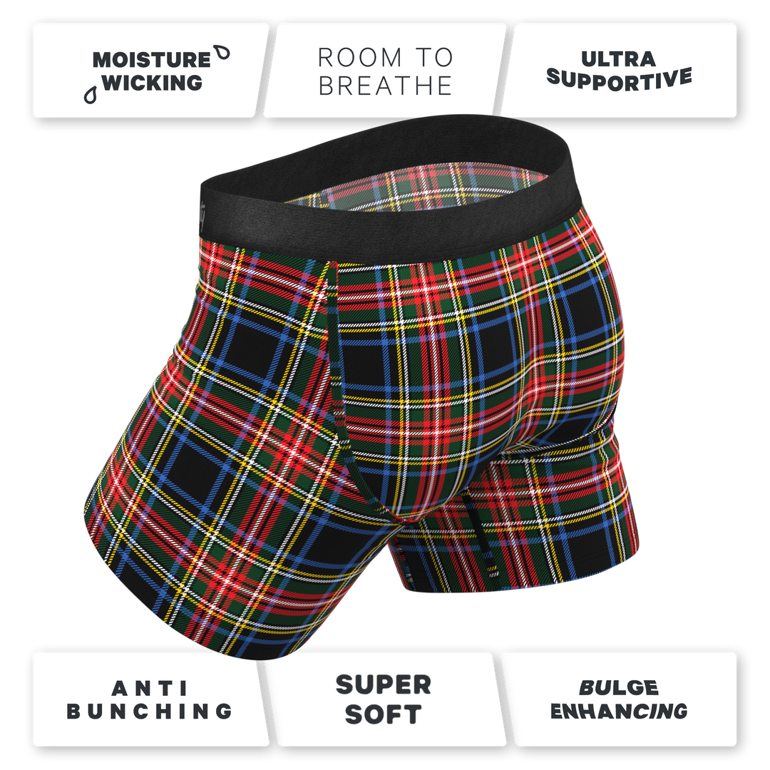The Cappuccino | Holiday Tartan Plaid Ball Hammock® Pouch Underwear