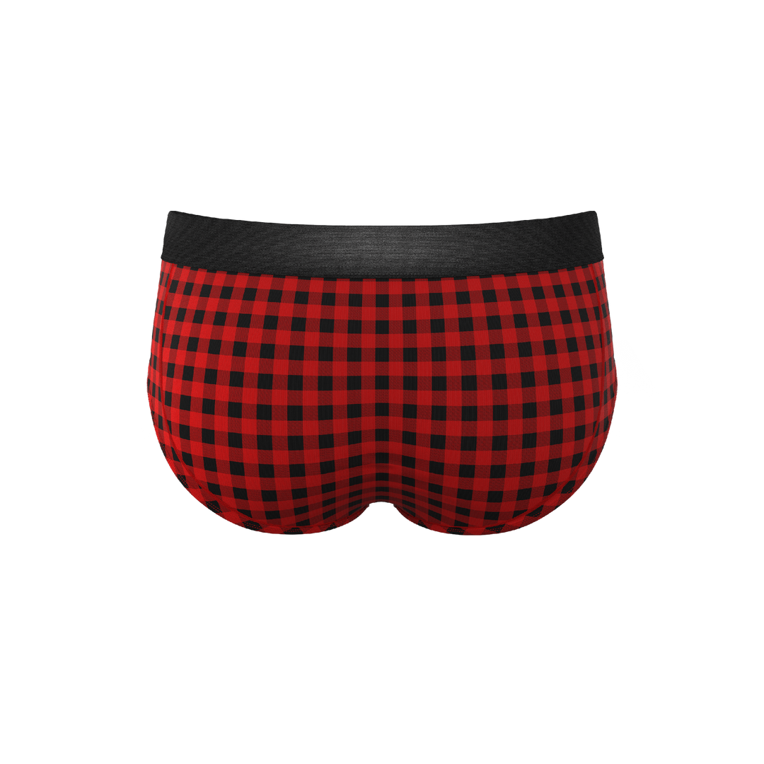 Shinesty "The Cardinal" Micro Buffalo Check Ball Hammock® Pouch Briefs