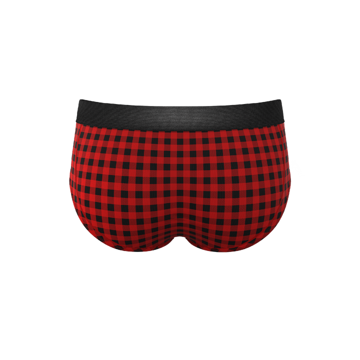 Shinesty "The Cardinal" Micro Buffalo Check Ball Hammock® Pouch Briefs