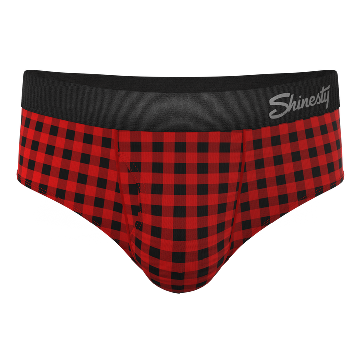 Shinesty "The Cardinal" Micro Buffalo Check Ball Hammock® Pouch Briefs