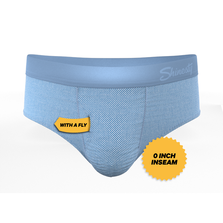 Shinesty Chambray All Day Blue Ball Hammock® Pouch Underwear Briefs