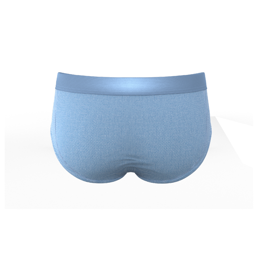 Shinesty Chambray All Day Blue Ball Hammock® Pouch Underwear Briefs