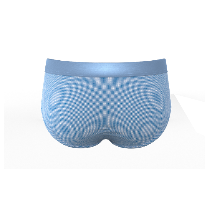 Shinesty Chambray All Day Blue Ball Hammock® Pouch Underwear Briefs