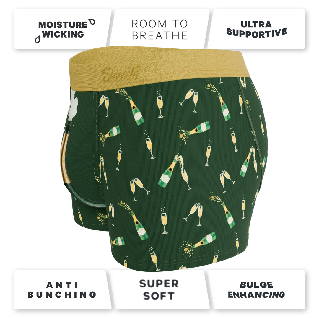 The Champagne Showers | New Years Ball Hammock® Pouch Trunks Underwear