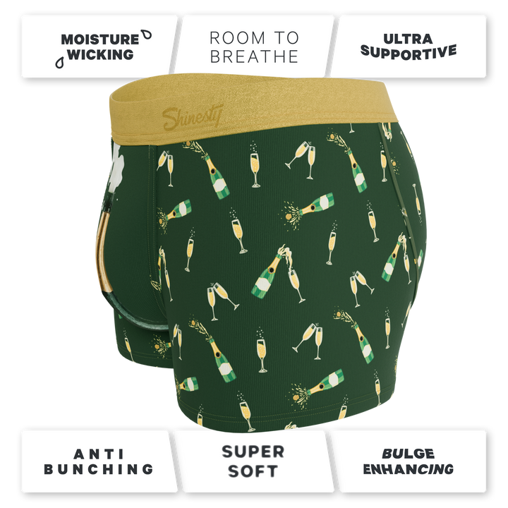 The Champagne Showers | New Years Ball Hammock® Pouch Trunks Underwear