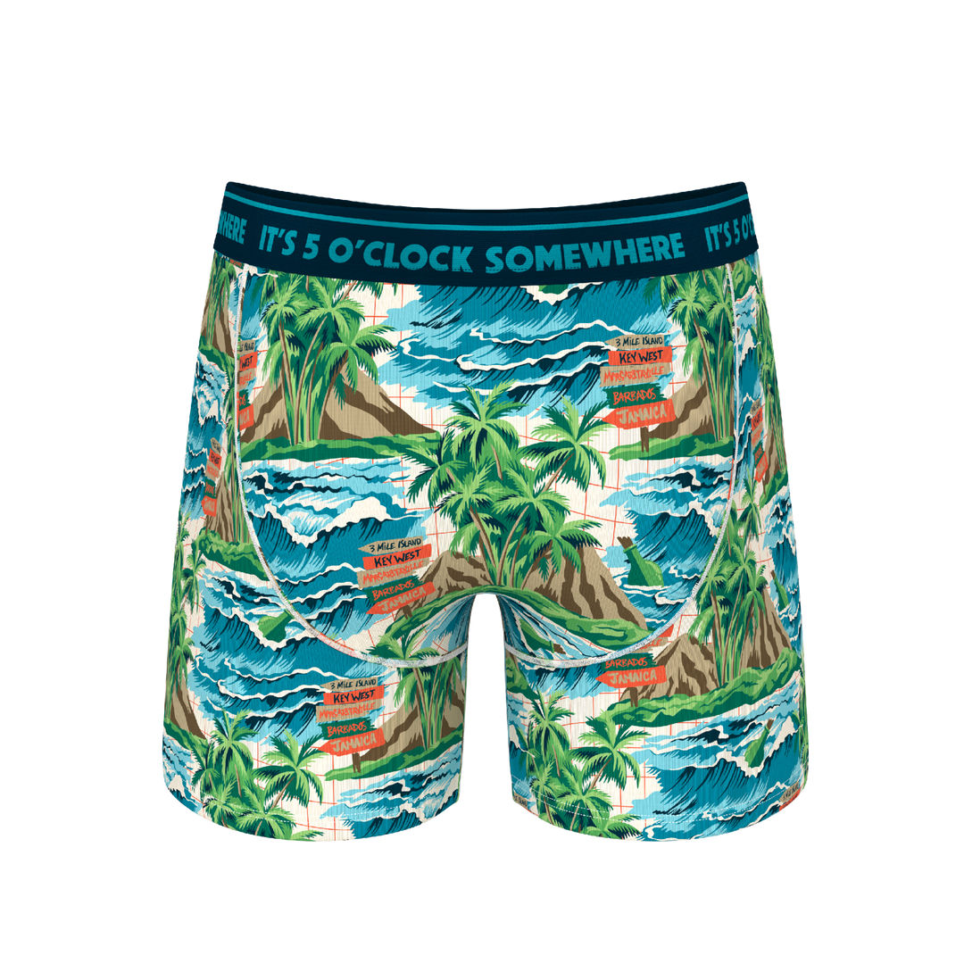 Shinesty x Margaritaville® The Changes In Latitudes Ball Hammock® Pouch Underwear with Fly