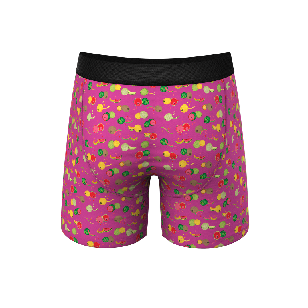 Shinesty "Check Your Melons" Breast Cancer Awareness Ball Hammock® Pouch Underwear w/ Fly