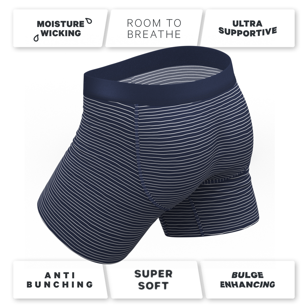 The Cheek Streak White Stripe Ball Hammock® Pouch Underwear Sale
