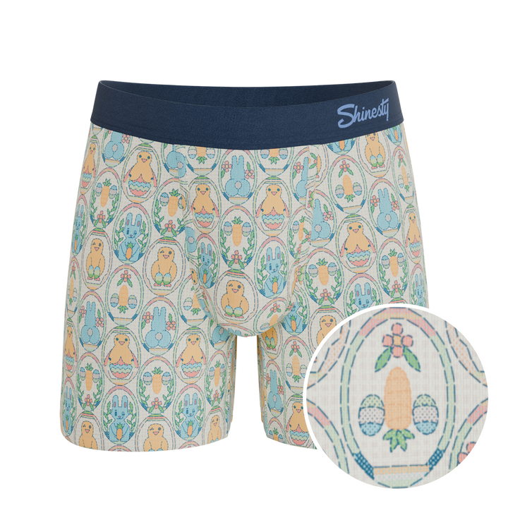 Shinesty "The Chicks Dig It" Men's Ball Hammock® Pouch Underwear – Pastel Easter Chick Print