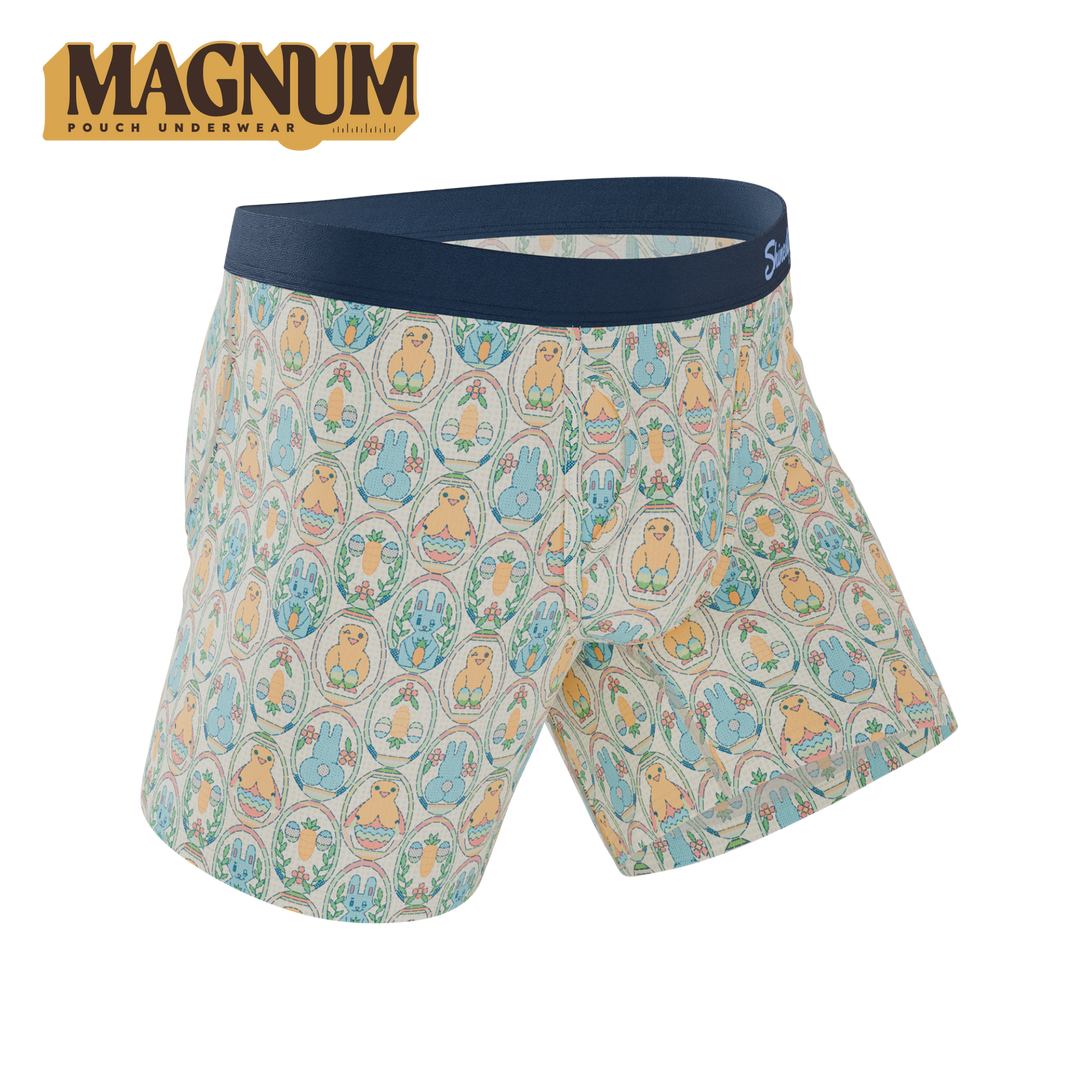 Shinesty "The Chicks Dig It" Magnum Big Pouch Ball Hammock® Underwear - Pastel Easter