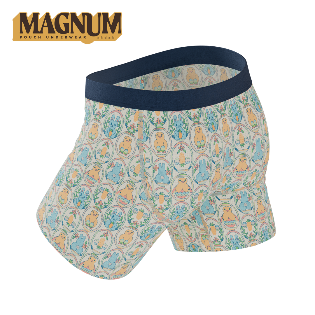 Shinesty "The Chicks Dig It" Magnum Big Pouch Ball Hammock® Underwear - Pastel Easter