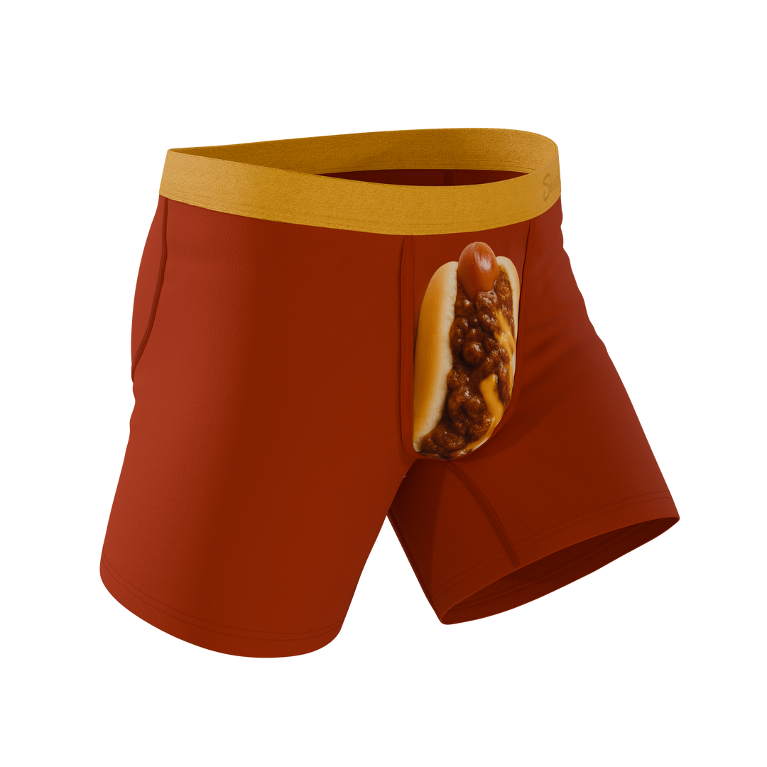 Shinesty The Chili Willy: Chili Dog Fart Proof Ball Hammock® Pouch