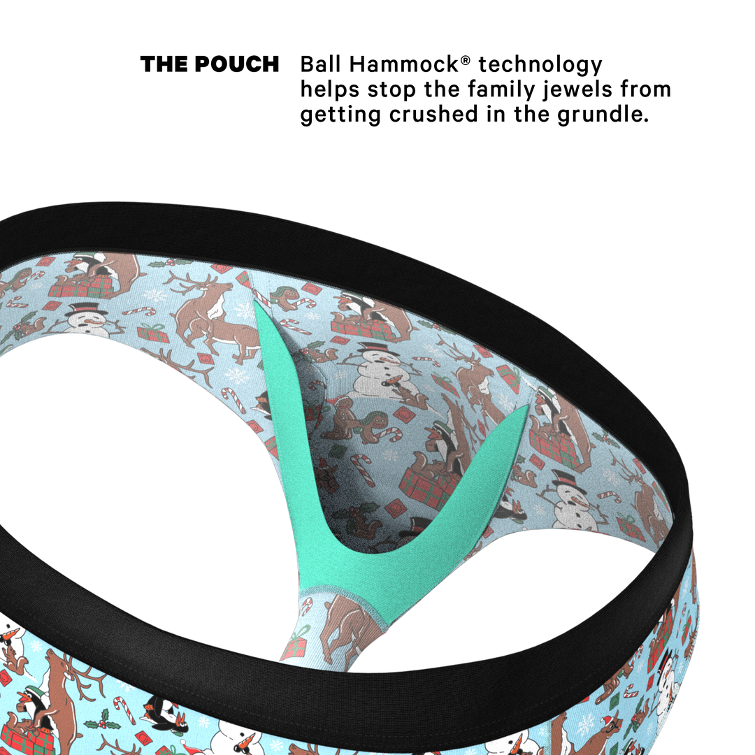 The Christmas Key Party Adult Christmas Ball Hammock® Pouch Briefs