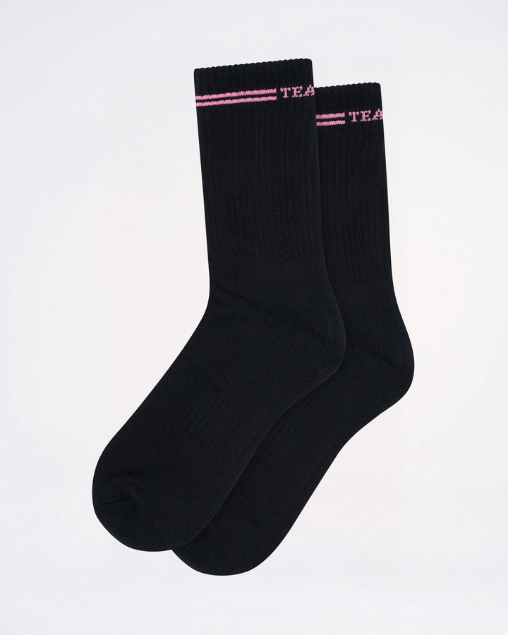 TEAMM8 Crew Socks (Tan/White) | Men's Designer Socks