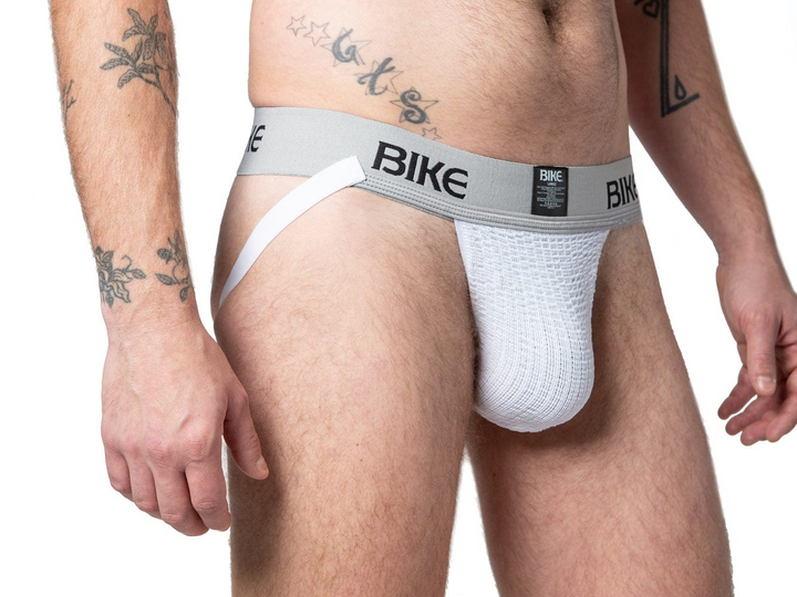 Bike Classic White Jockstrap