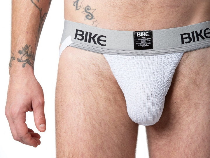 Bike Classic White Jockstrap