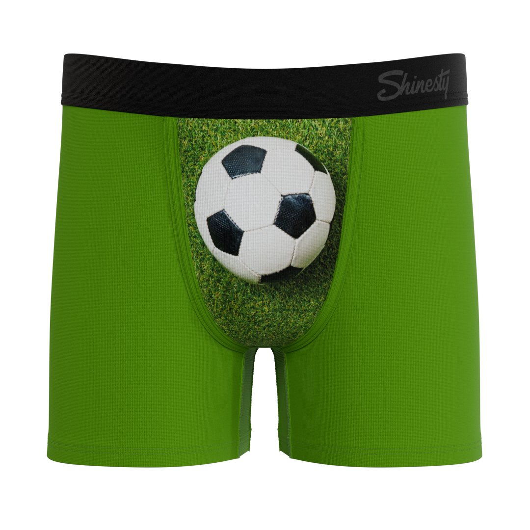 Shinesty The Cleat King soccer ball youth boxer briefs – kids soccer print youth boxer briefs