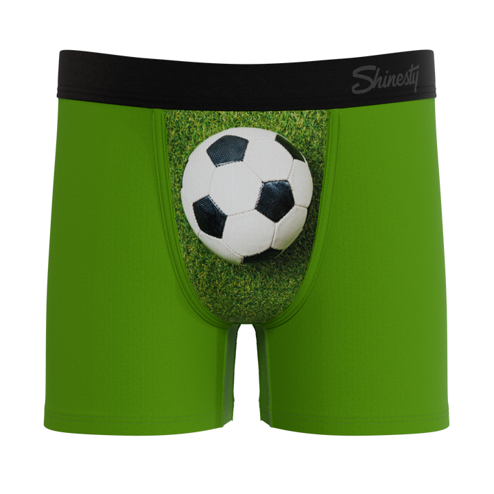 Shinesty The Cleat King soccer ball youth boxer briefs – kids soccer print youth boxer briefs