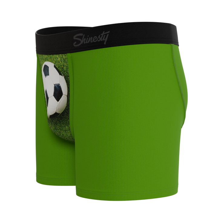 Shinesty The Cleat King soccer ball youth boxer briefs – kids soccer print youth boxer briefs