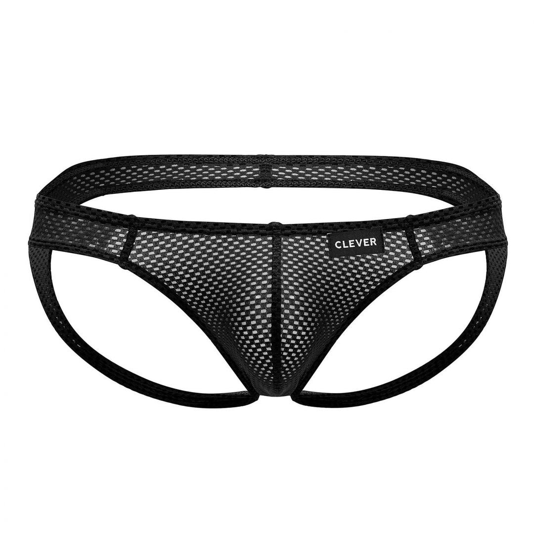 Clever men's black Kroma jockstrap – low-rise quick-dry athletic underwear
